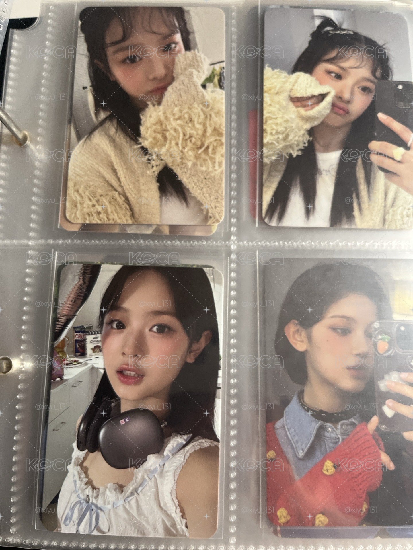hanni24年年曆卡