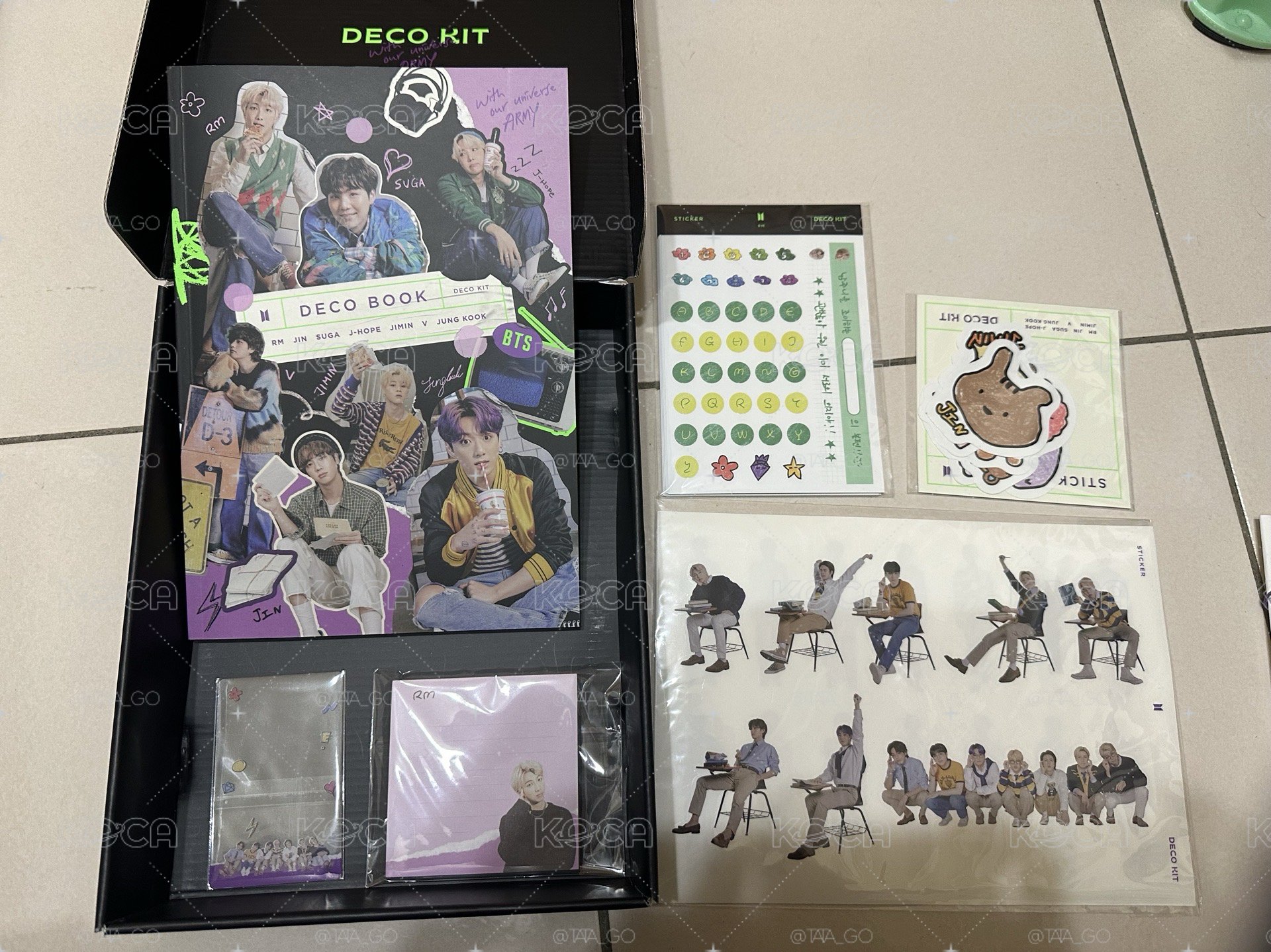 ［整組售/內容如圖］DECO KIT 文具用品 裝飾組