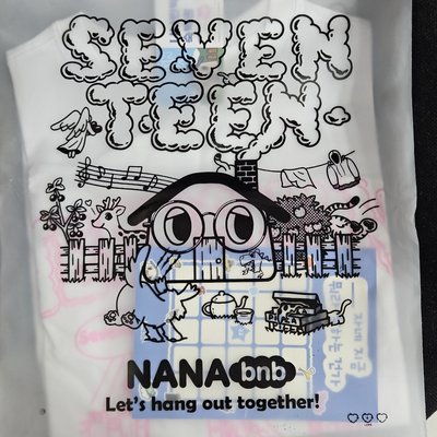 NANA bnb 哲漢 短T L號 全新未拆