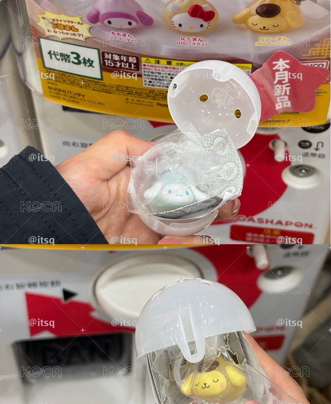 三麗鷗扭蛋 小籠包系列 大耳狗 布丁狗