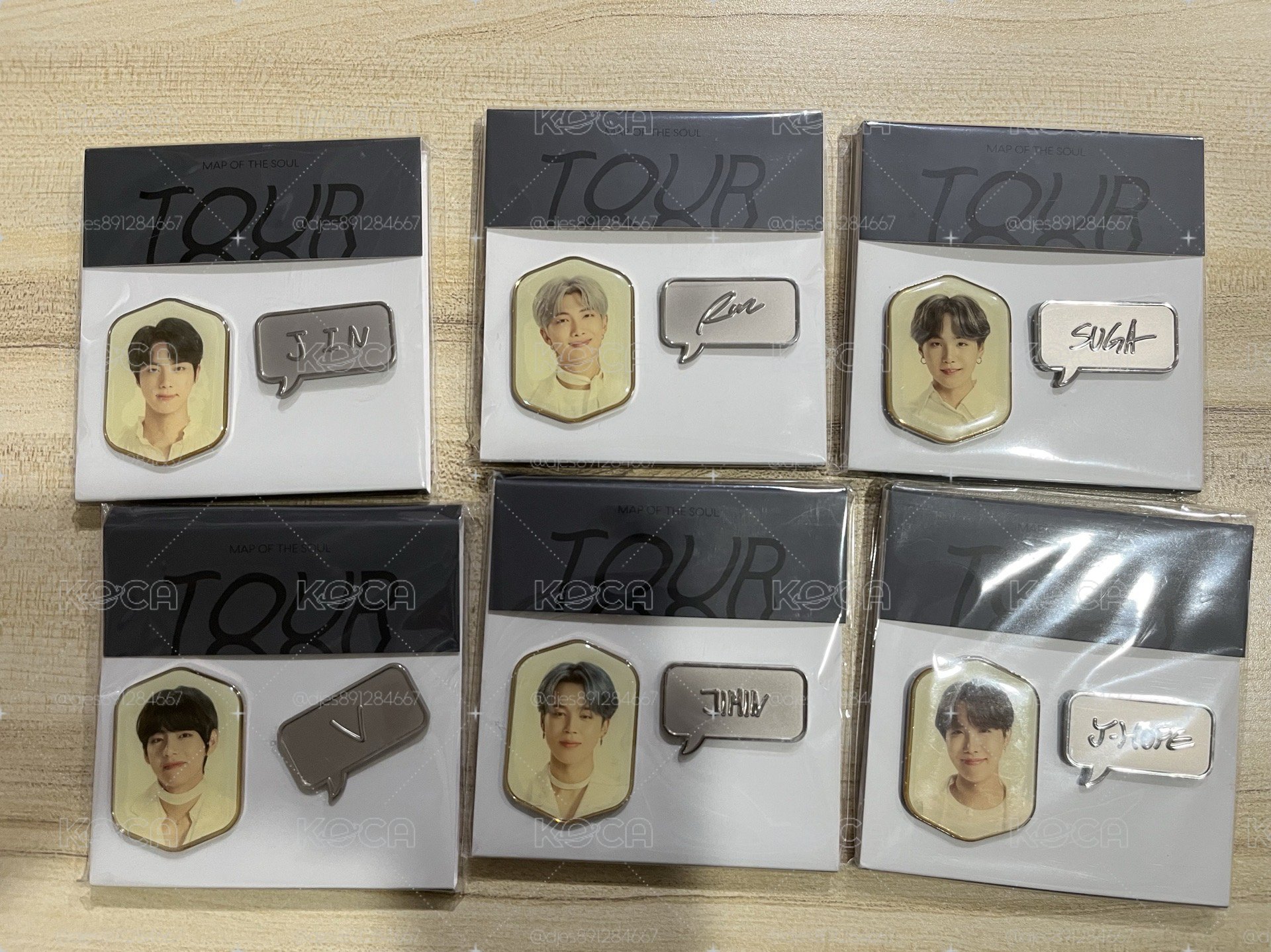 BTS MOTS TOUR 徽章
