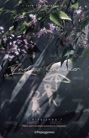 心語輕訴 陸版 周邊卡  背面