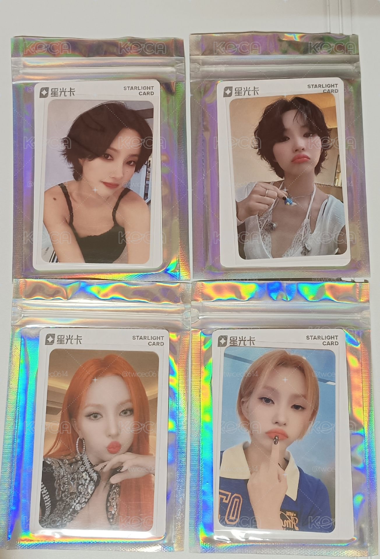 i-dle 小娟1-4星 星光卡