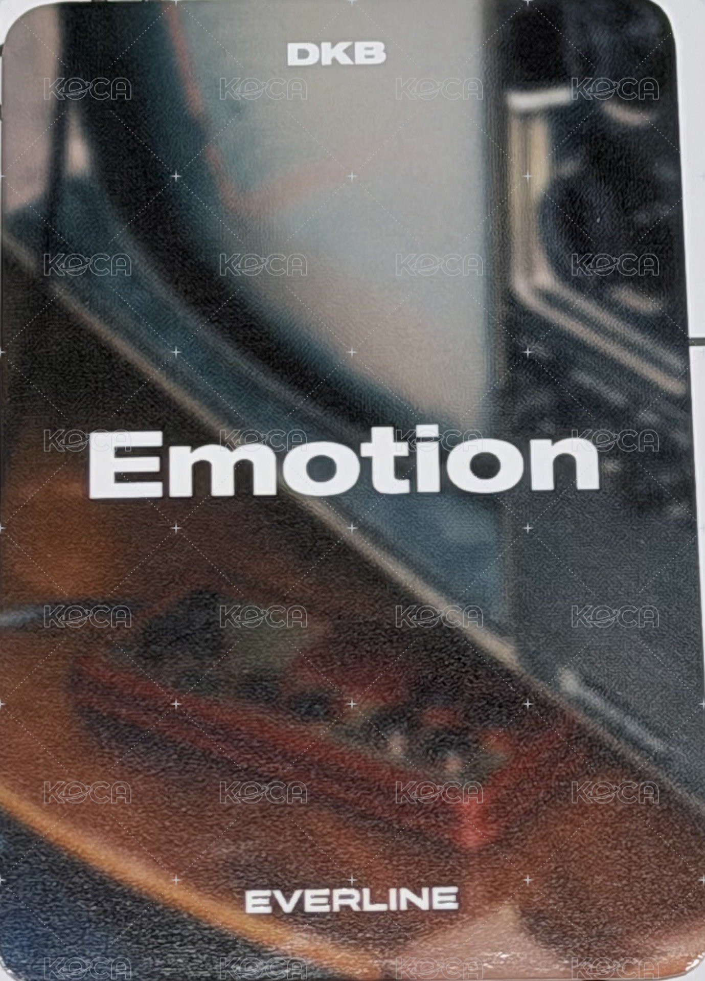 Emotion el 簽售卡  背面