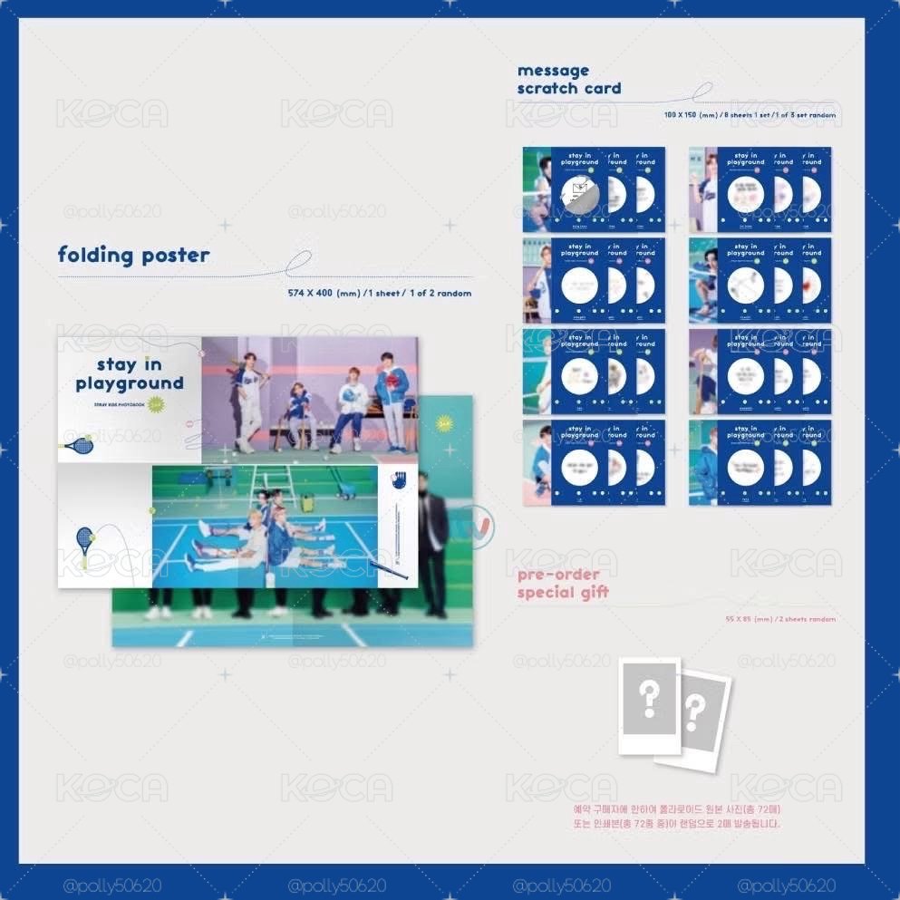 SKZ stay in playground 2nd photobook
