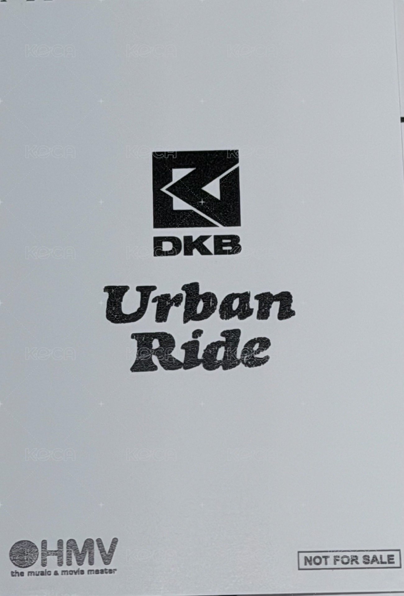 迷你八 hmv 簽售卡  背面