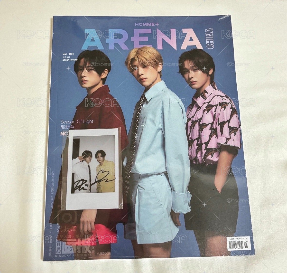 ARENA五月刊 三人封面 Riyu拍立得
