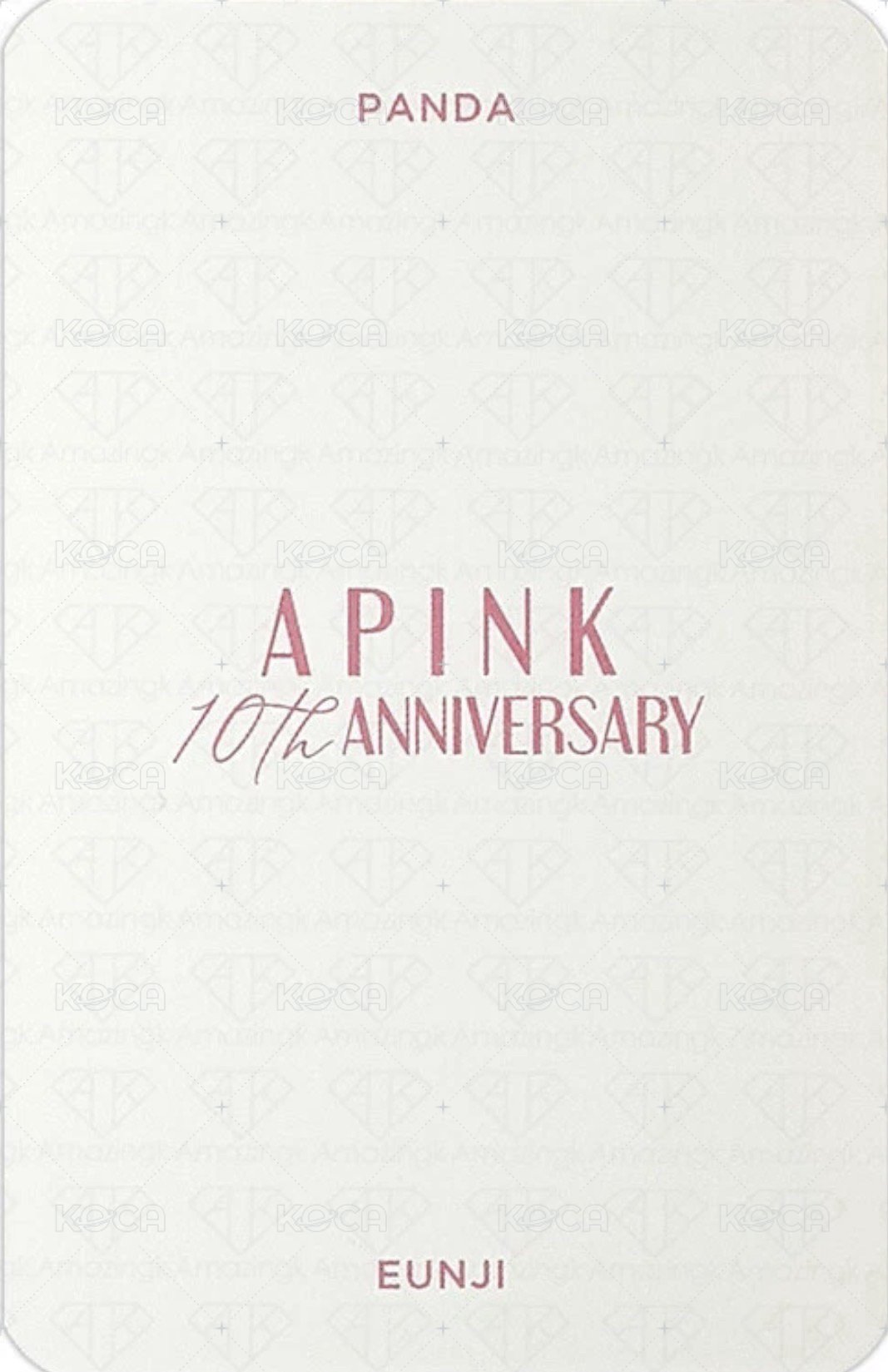 10週年線上展會 周邊卡  背面