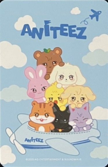 ANITEEZ IN THE CALLING 周邊卡 TRAVEL POUCH 背面