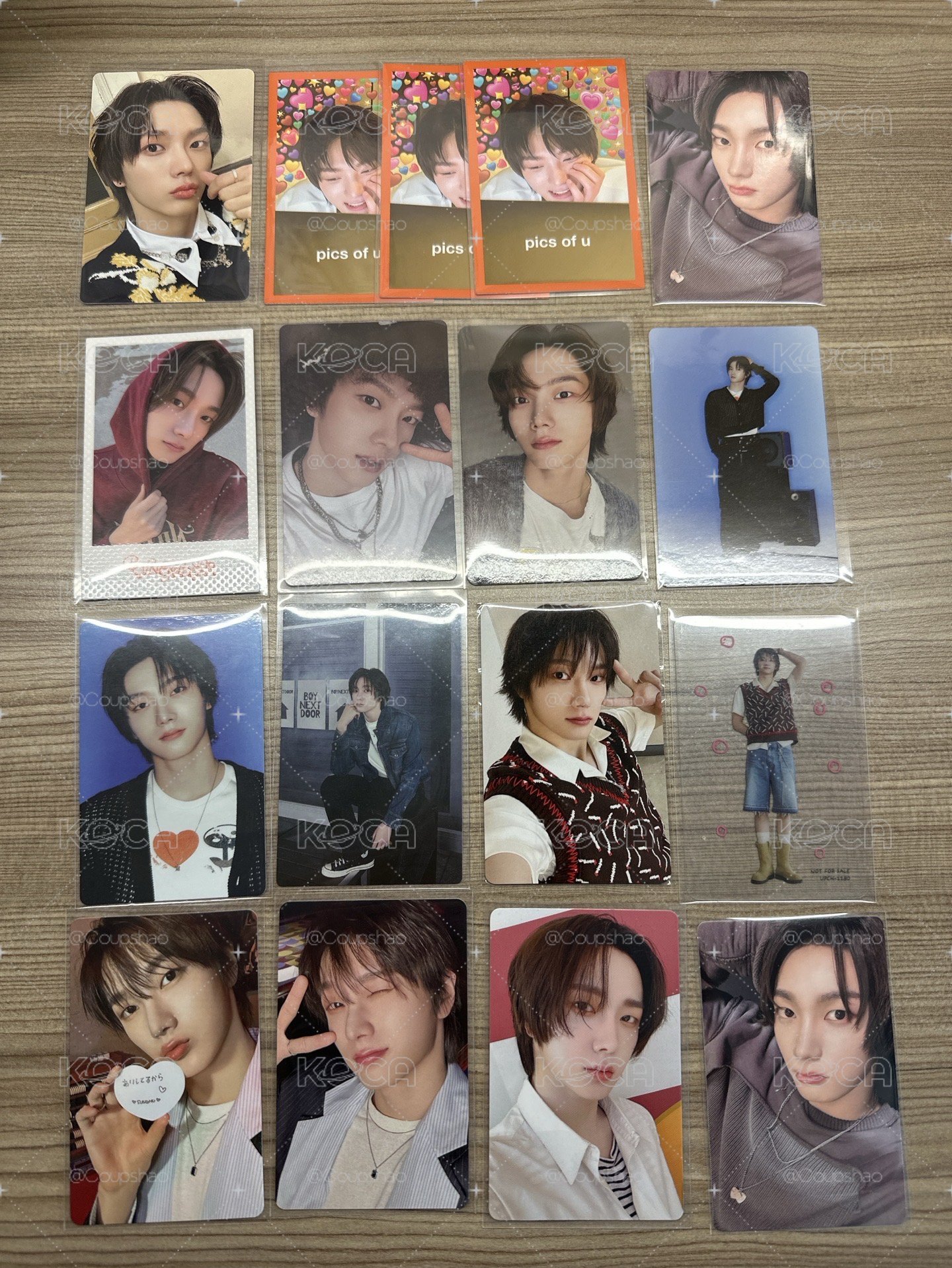 BOYNEXTDOOR Sungho 小卡 專卡 特典卡 卡包卡