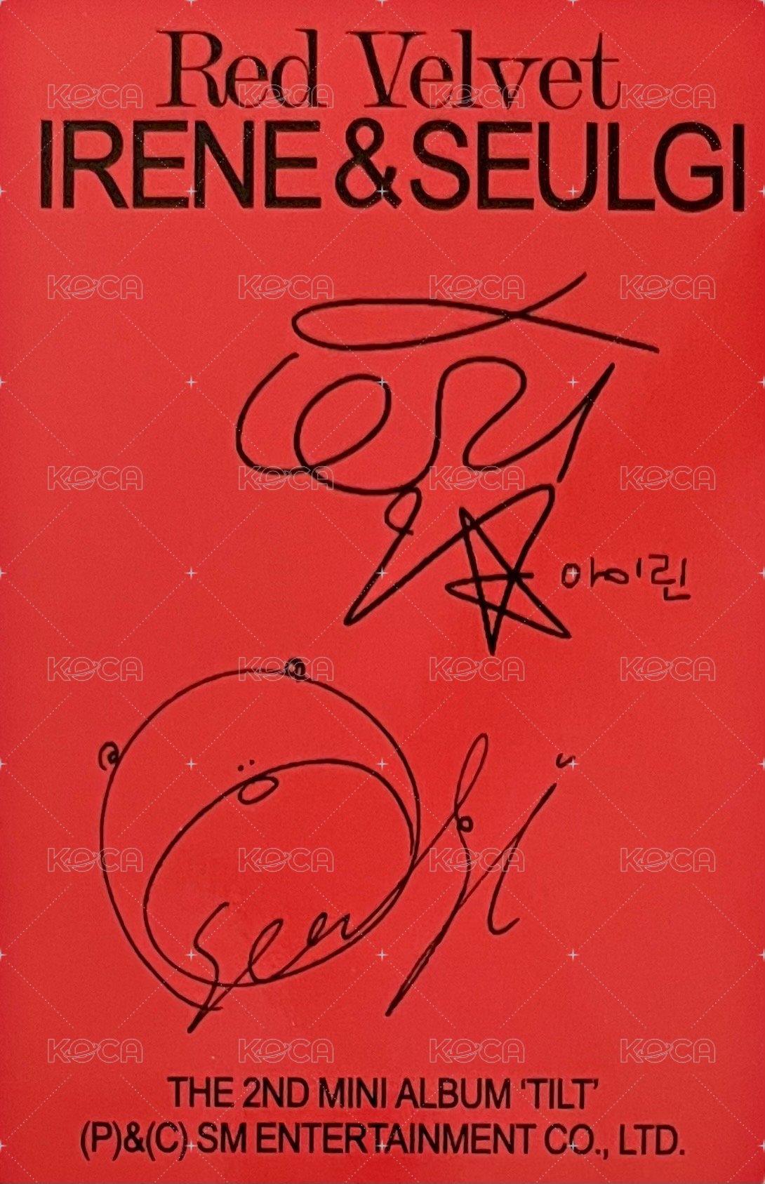 TILT 專輯卡 Special ver. 背面