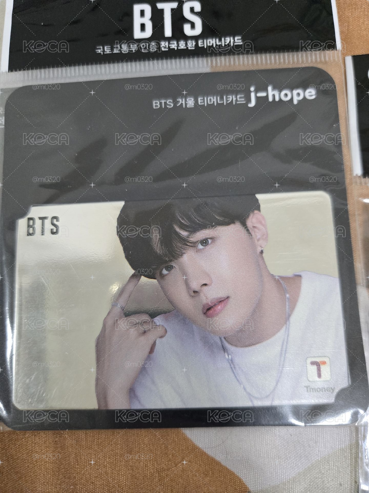 BTS 韓國交通卡 Jhope