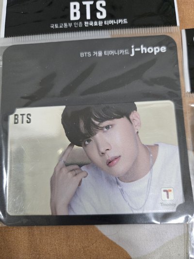 BTS 韓國交通卡 Jhope