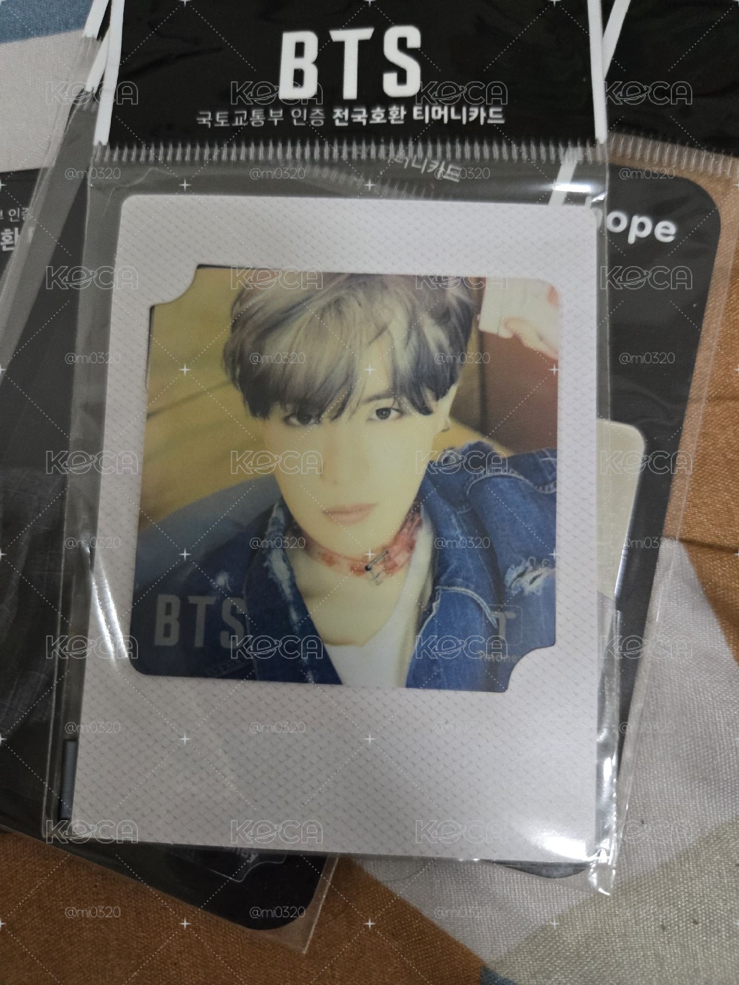 BTS 韓國交通卡 Jhope