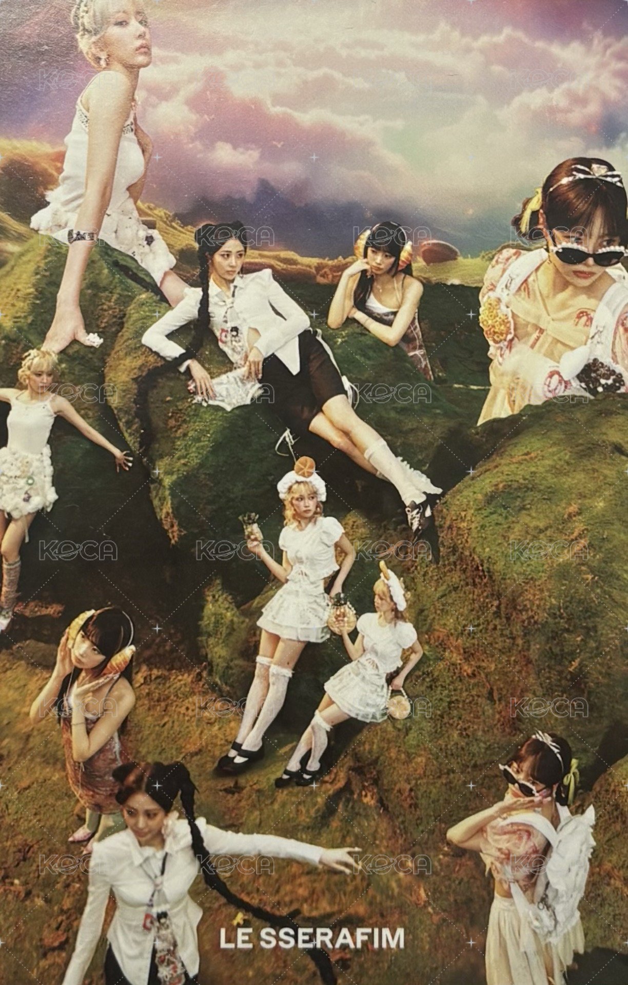 CRAZY 明信片 美版親簽 背面