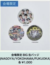 夢秀2 sm jp YOKOHAMA 徽章 會場限定大徽章