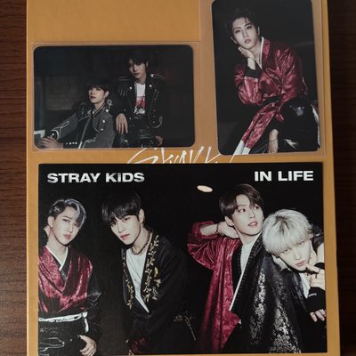 stray kidsIN LIFE專輯附小卡&明信片