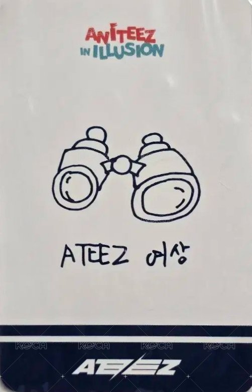 ANITEEZ IN ILLUSION 周邊卡 Adventure Log Photo Note 背面