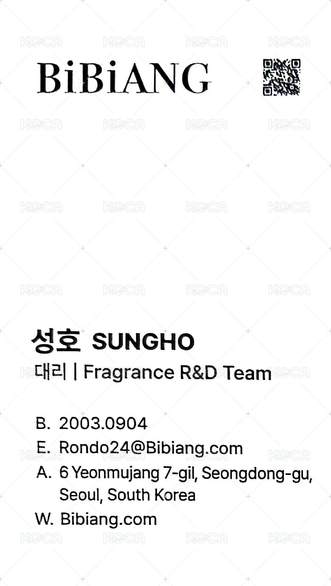 BiBiANG 快閃 滿額卡  背面