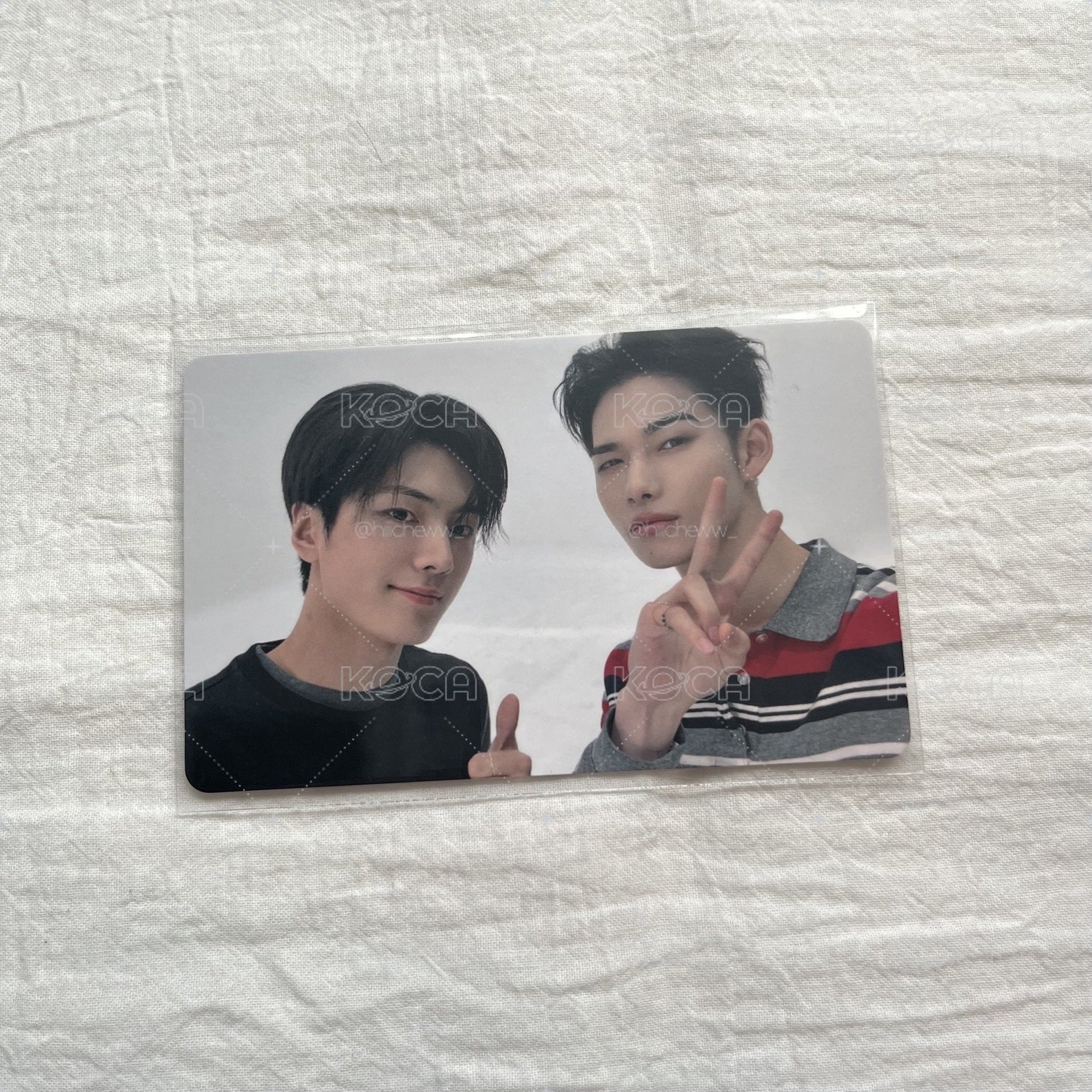 朴綜星&西村力🐈‍⬛🐥宵日專雙人卡 環球特典卡