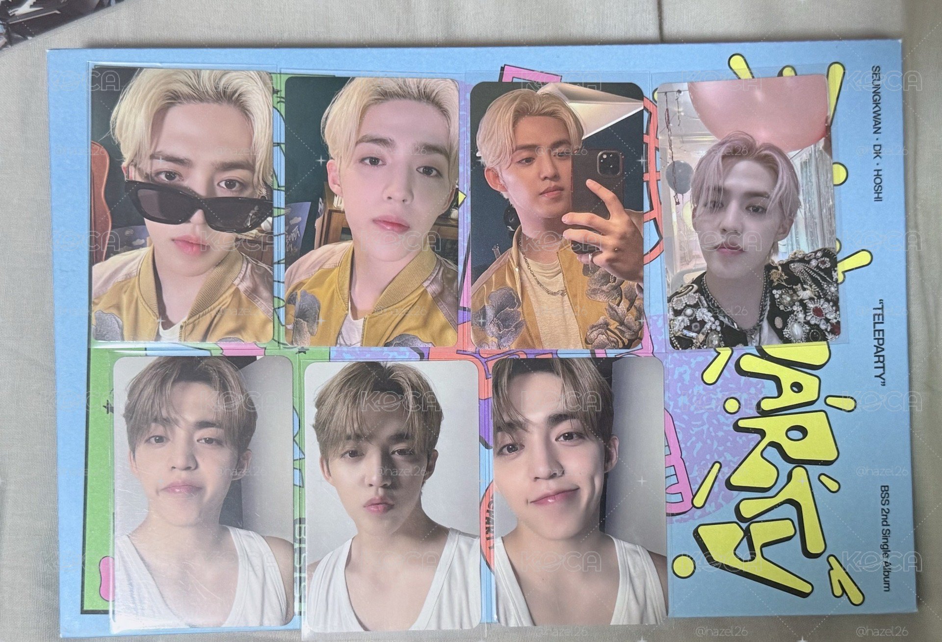 SVT S.coups 卡類 拍立得 特典 簽售卡 日卡