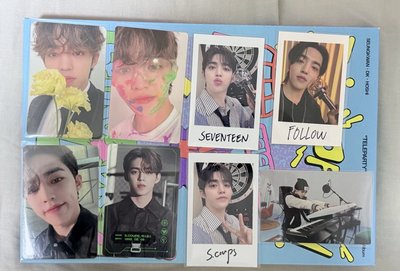 SEVENTEEN S.coups 卡類 拍立得 特典 簽售卡 日卡