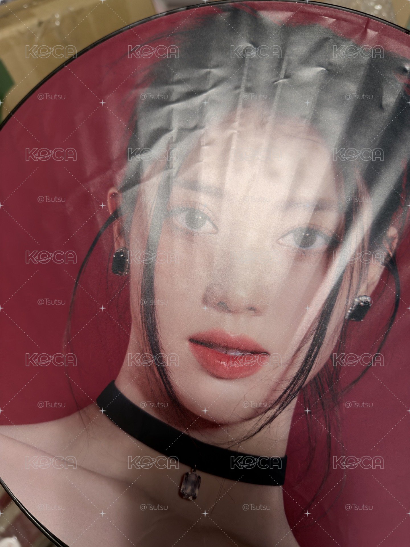 kep1er 小婷 扇子