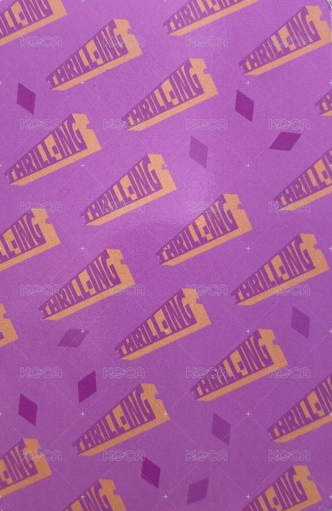 THRILL-ING 專輯卡 Bang ver. 背面