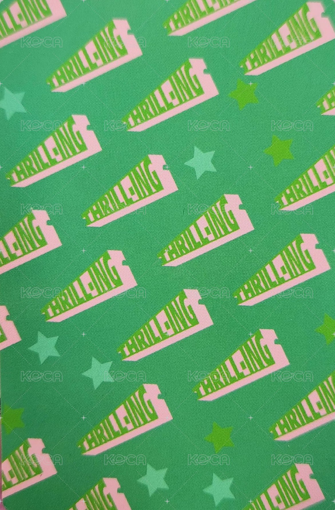 THRILL-ING 專輯卡 Kick ver. 背面