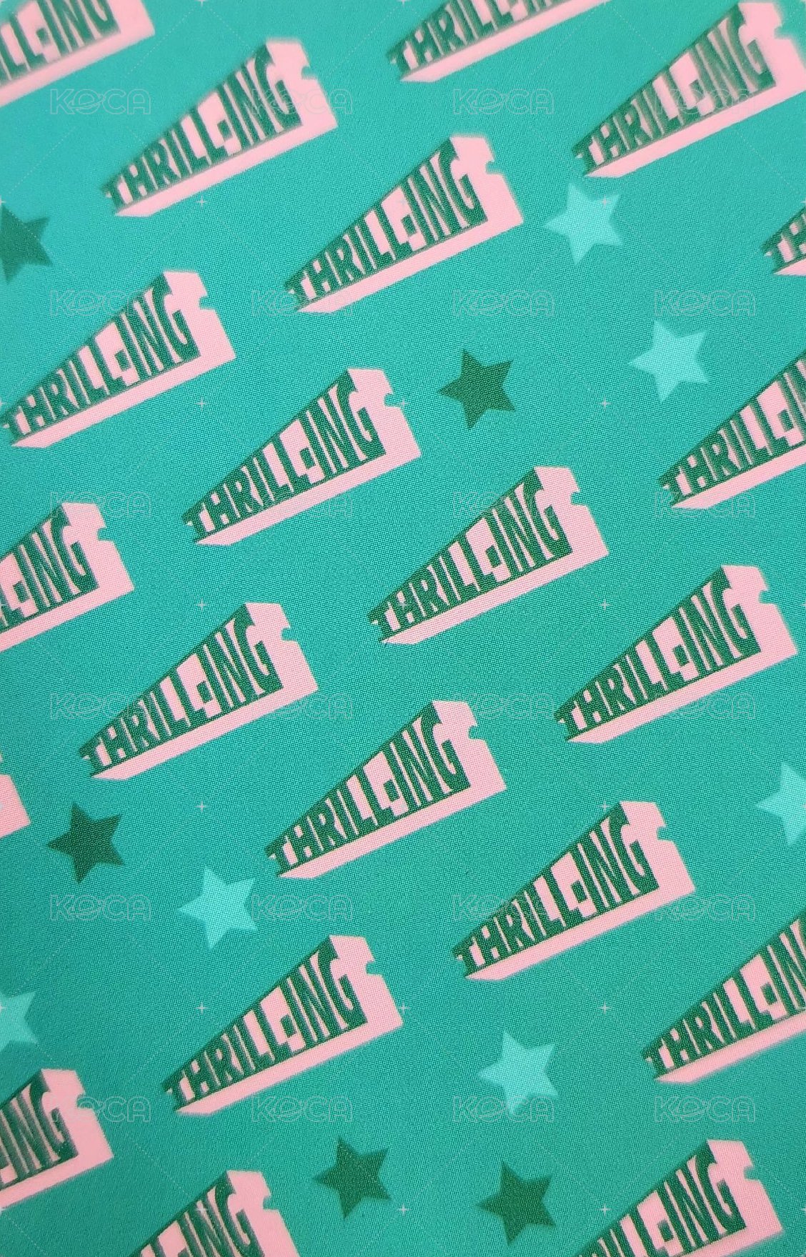 THRILL-ING 專輯卡 Kick ver. 背面