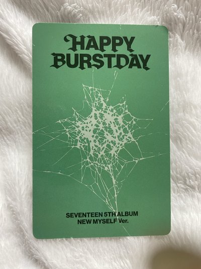 SEVENTEEN 正五專 NEW MYSELF ver. 專輯卡-DK 碩珉