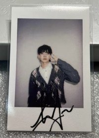 正二後續 yzy 復刻拍立得 特典卡 中背