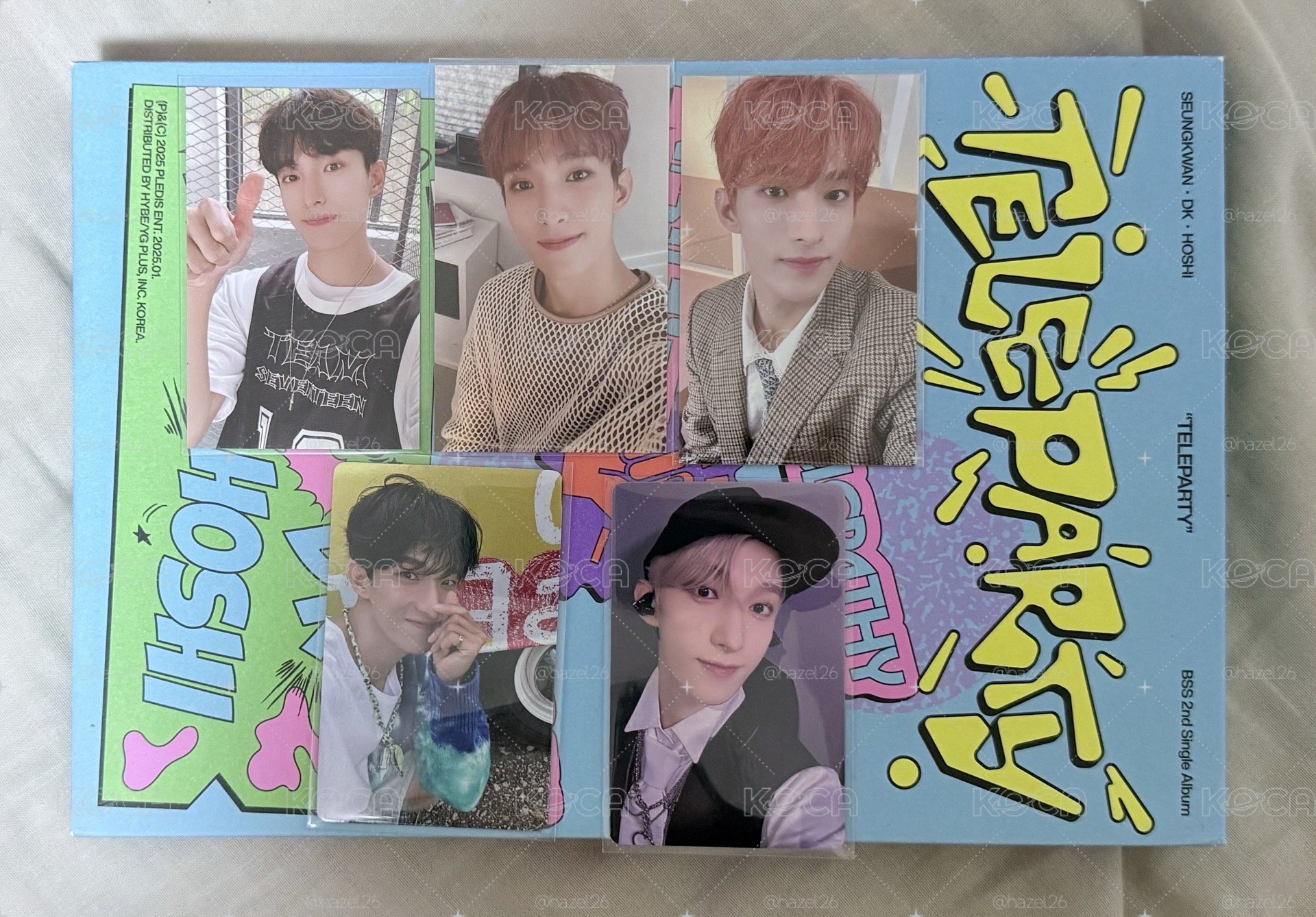 SEVENTEEN 218bro卡類 特典卡 會員禮 簽售卡 李碩珉 崔瀚率