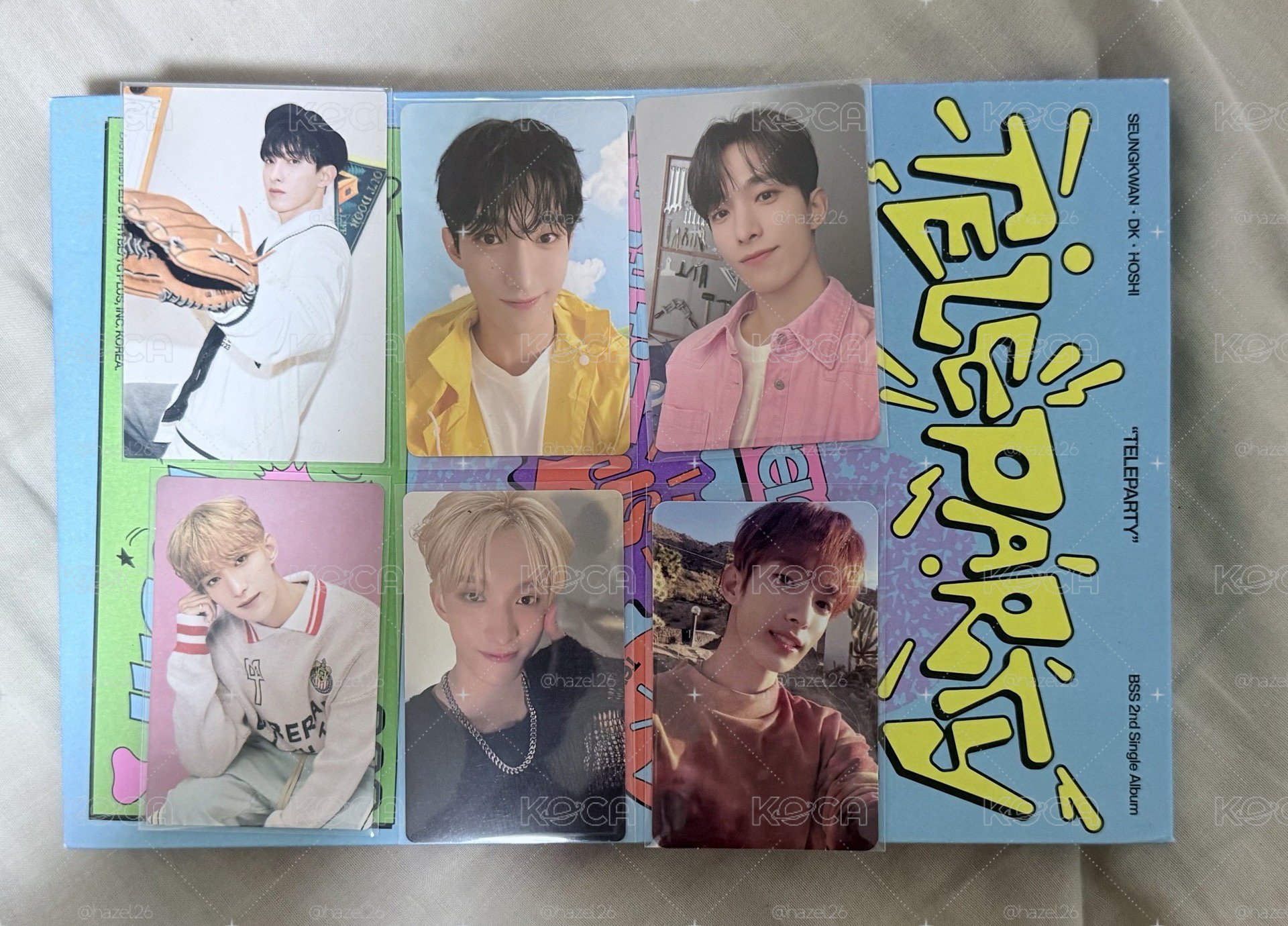 SEVENTEEN 218bro卡類 特典卡 會員禮 簽售卡 李碩珉 崔瀚率
