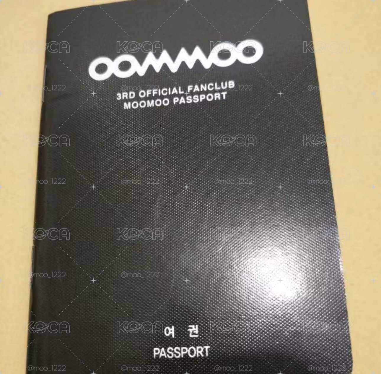 Mamamoo三期會員禮團體寫真書含護照有蓋章