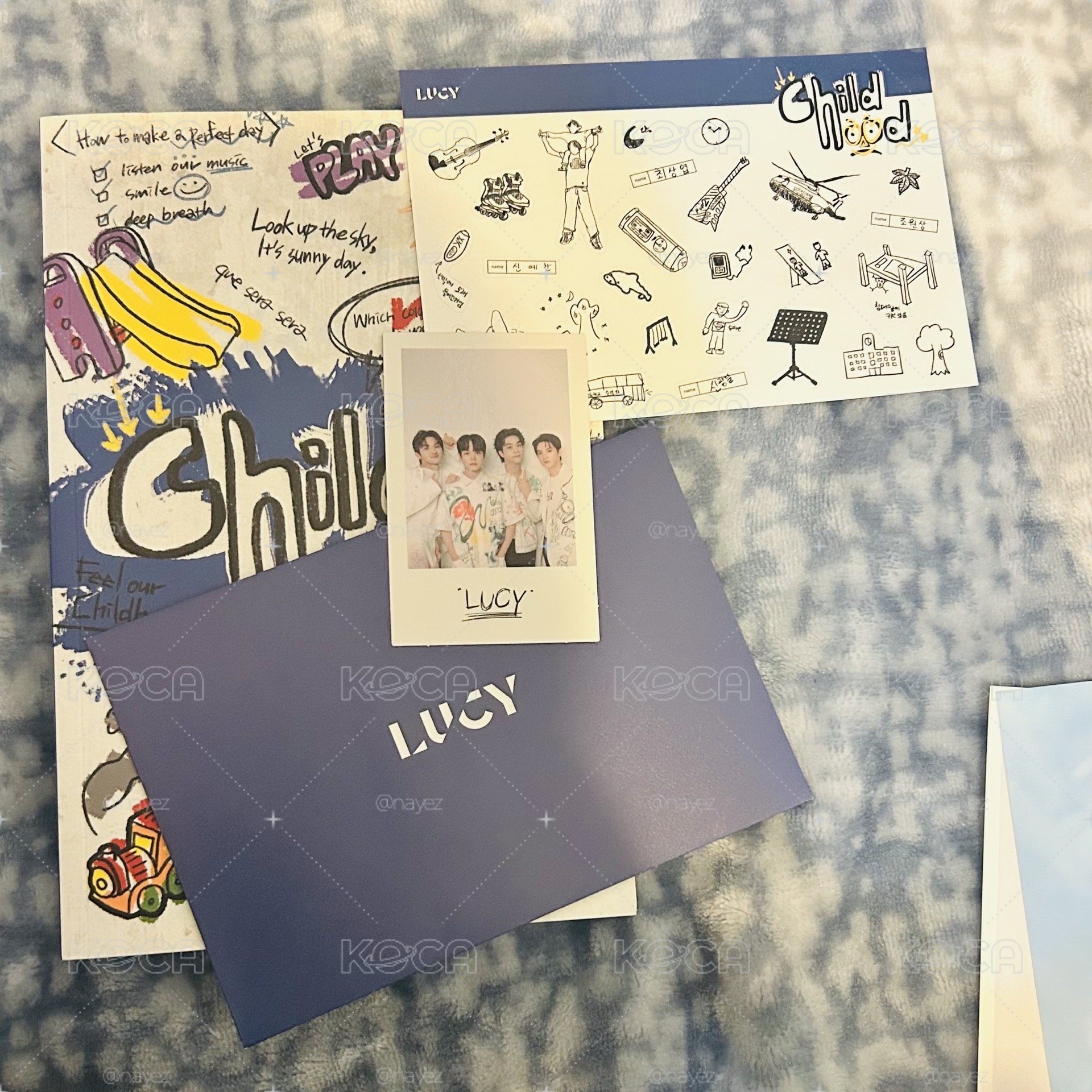 LUCY 專輯 blue/childhood/insert coin/FROM./와장창