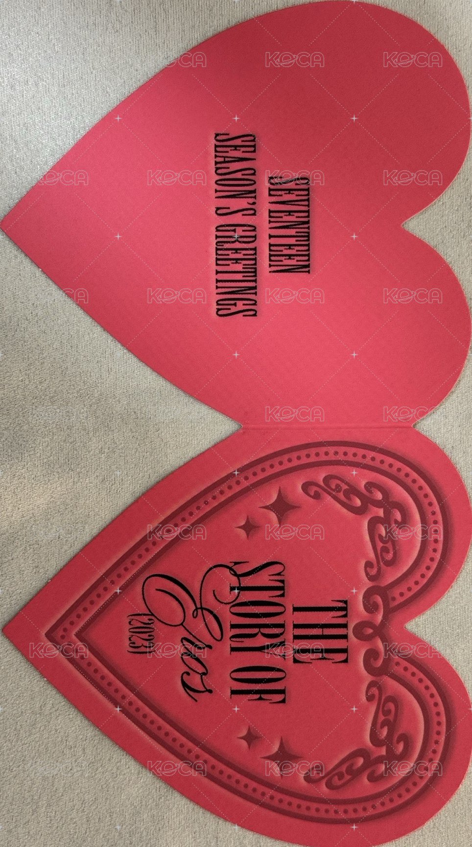 23’年曆 隨機卡 愛心卡 背面