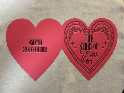 SVT 年曆愛心卡 金珉奎