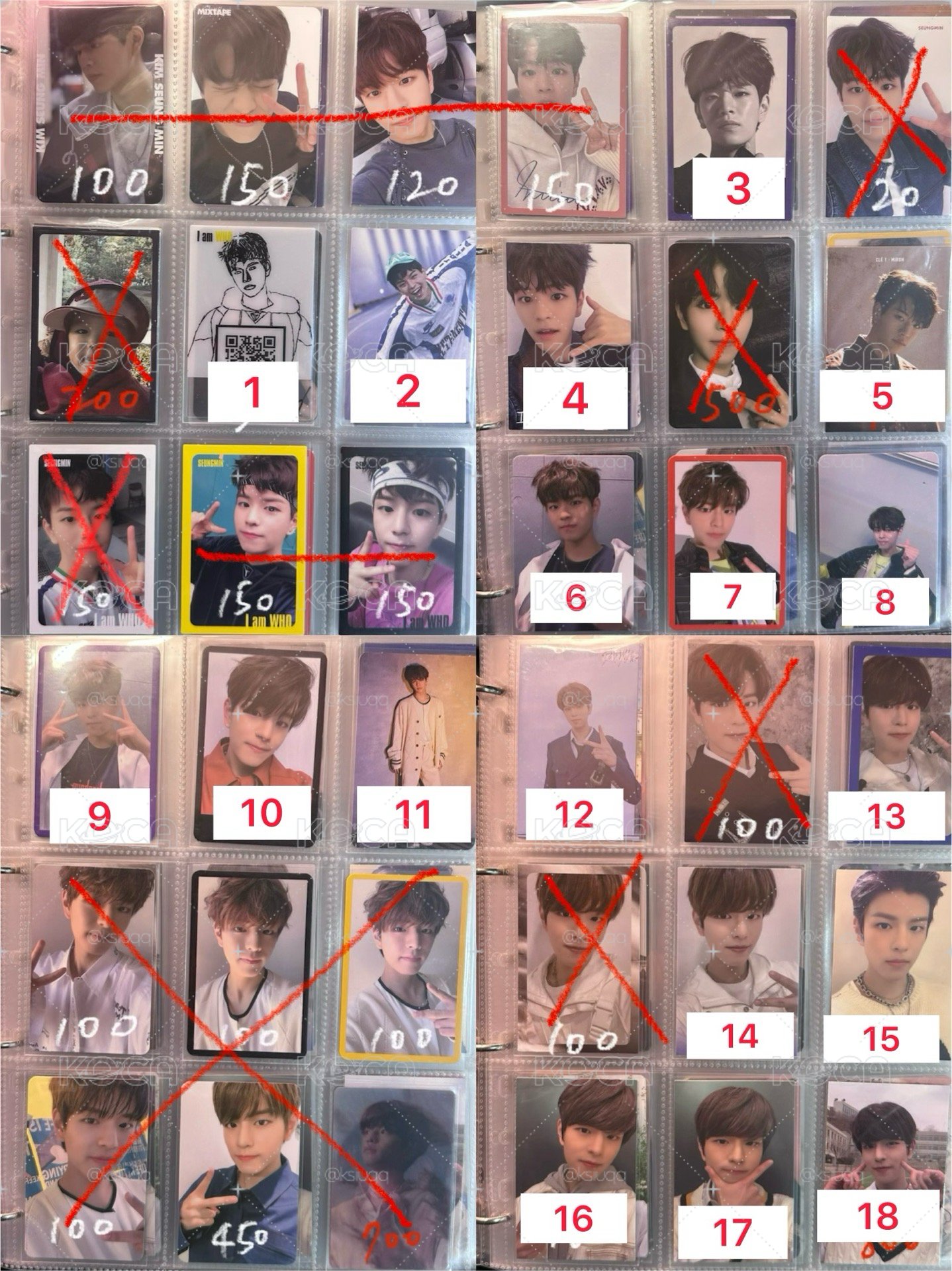 SKZ 金昇玟專卡