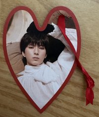 LXVE to DEATH 書籤 愛心卡