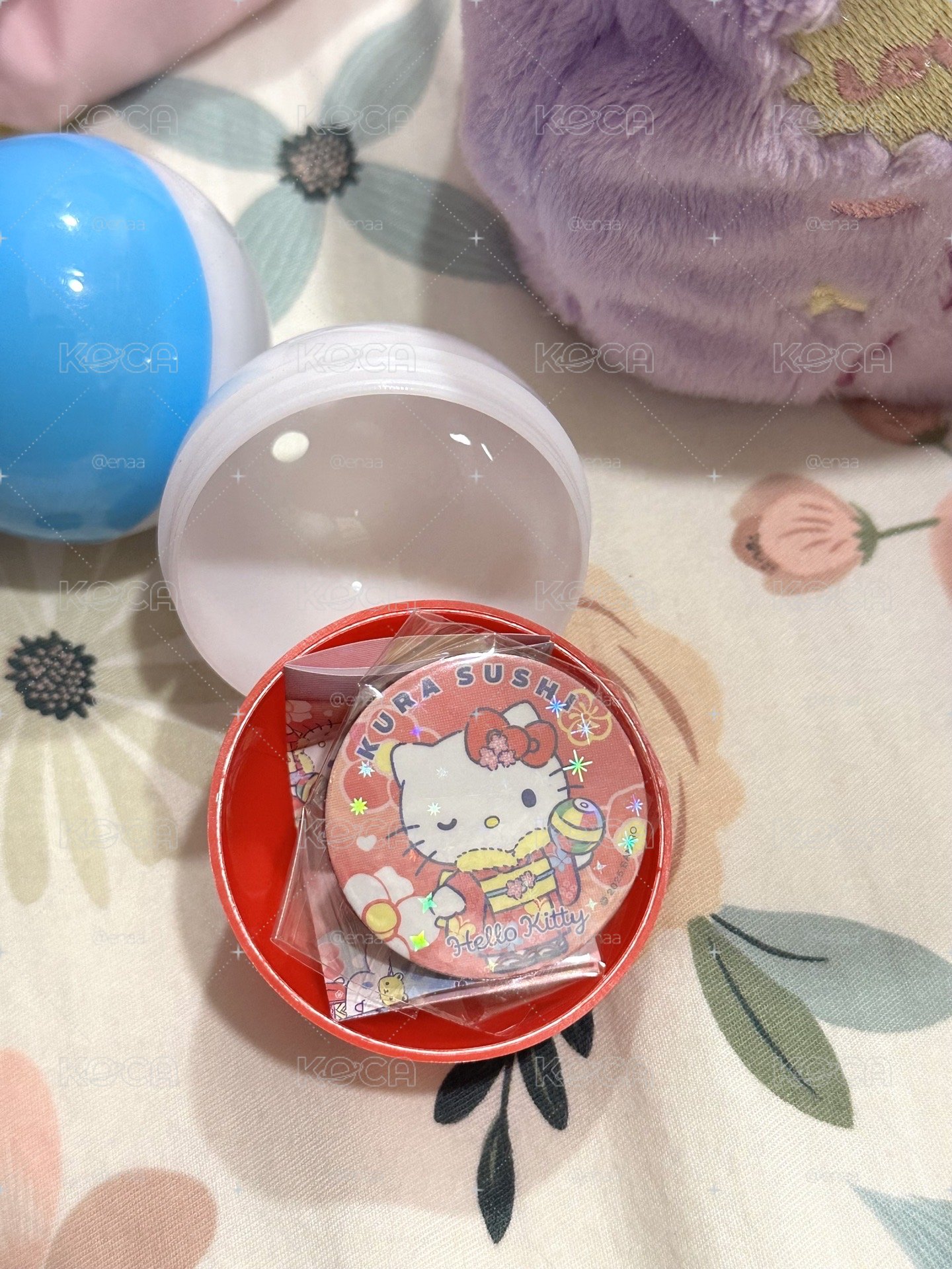 藏壽司三麗鷗聯名 閃亮磁鐵 凱蒂貓