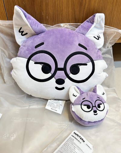 Miniteen-狐袋子抱枕&收納包