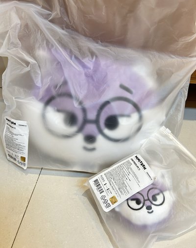 Miniteen-狐袋子抱枕&收納包