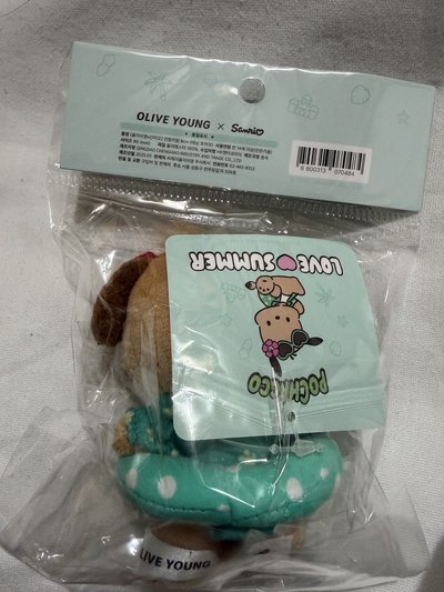 OLIVE YOUNG x 三麗鷗聯名 曬黑吊飾_帕恰狗
