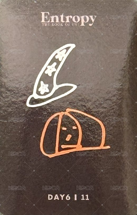 'The Book of Us: Entropy'POP UP STORE in SEOUL 滿額卡  背面