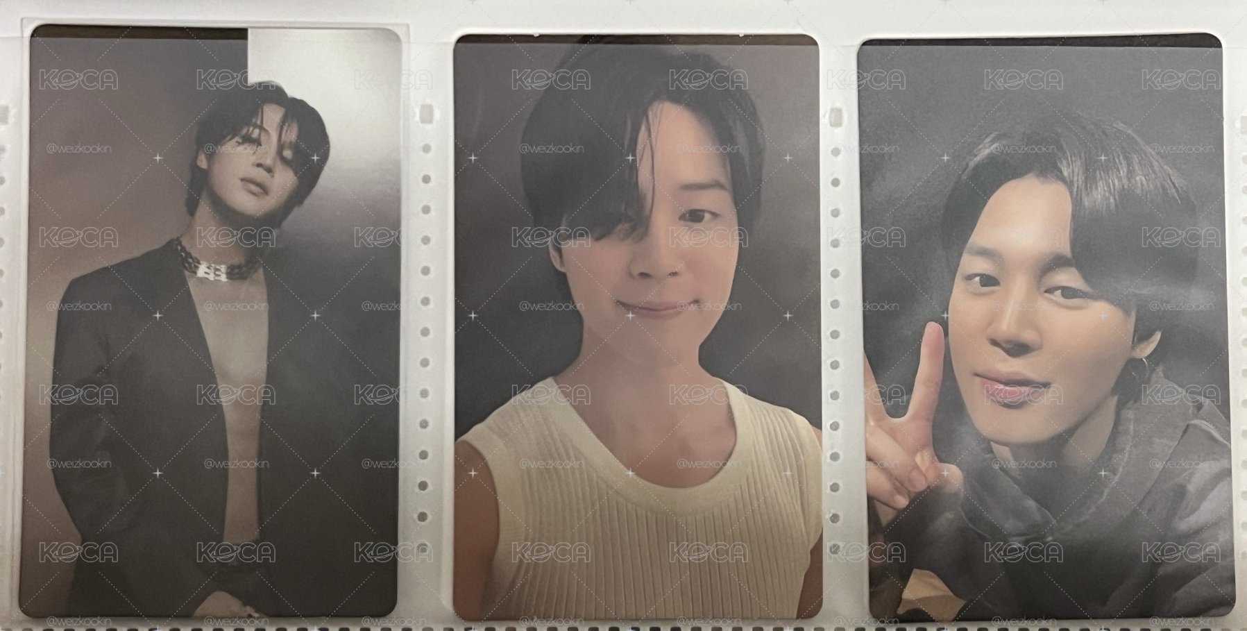 JIMIN FACE 專卡 特典卡們