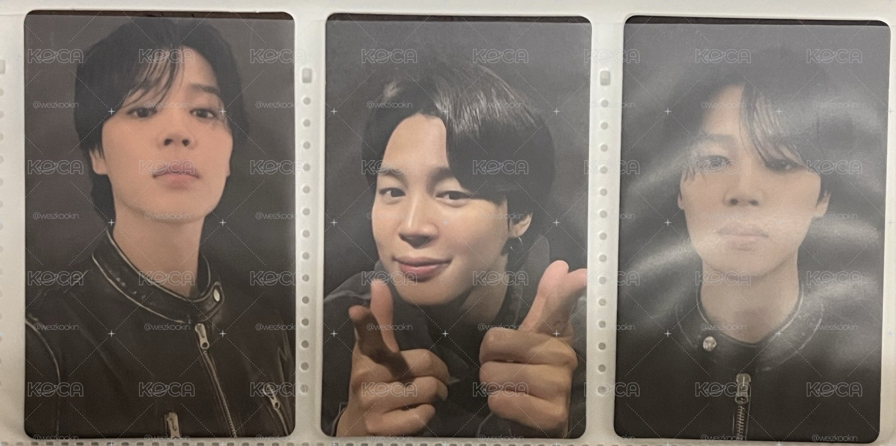 JIMIN FACE 專卡 特典卡們