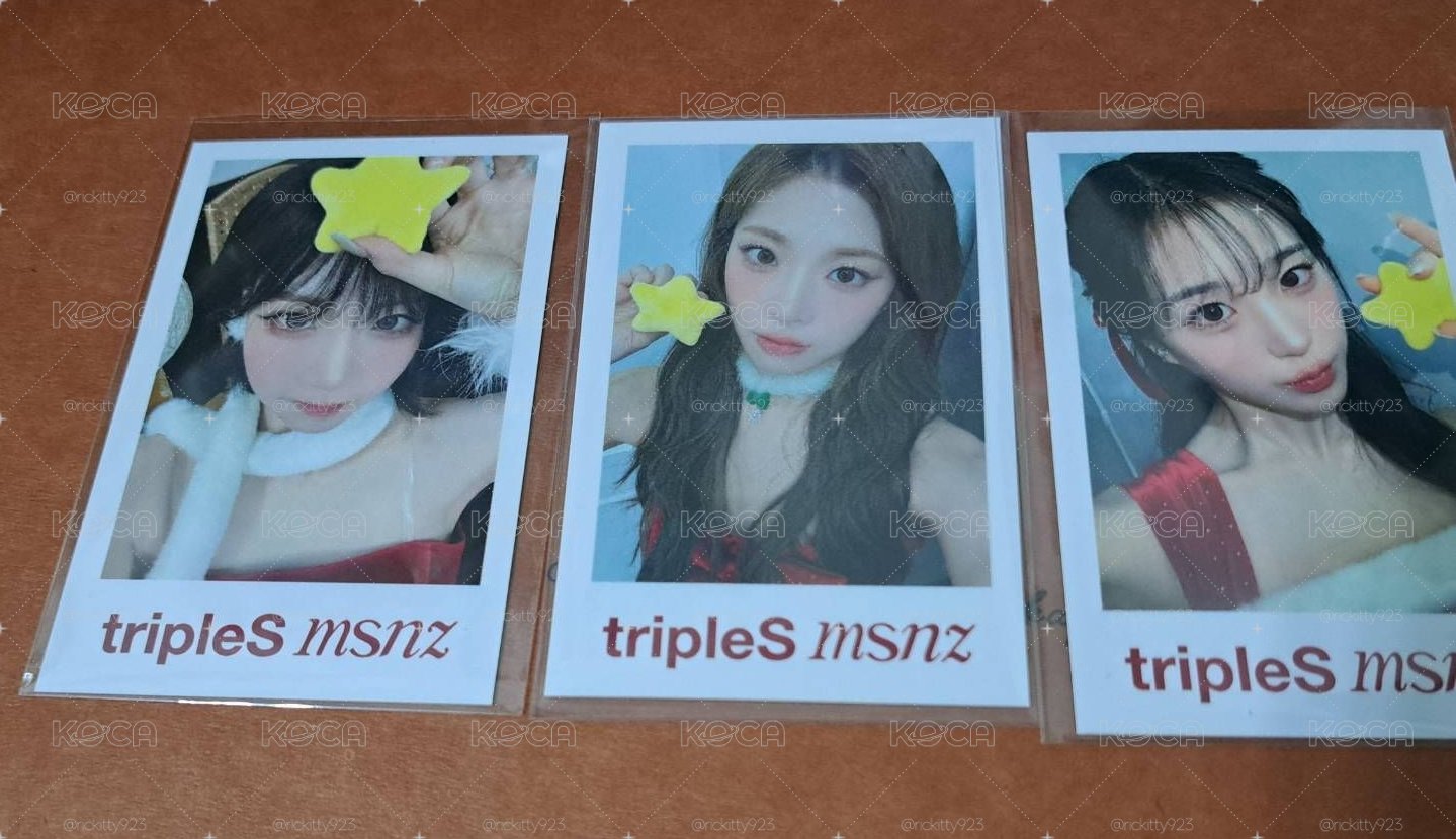 tripleS msnz EL快閃店 線下幸運卡