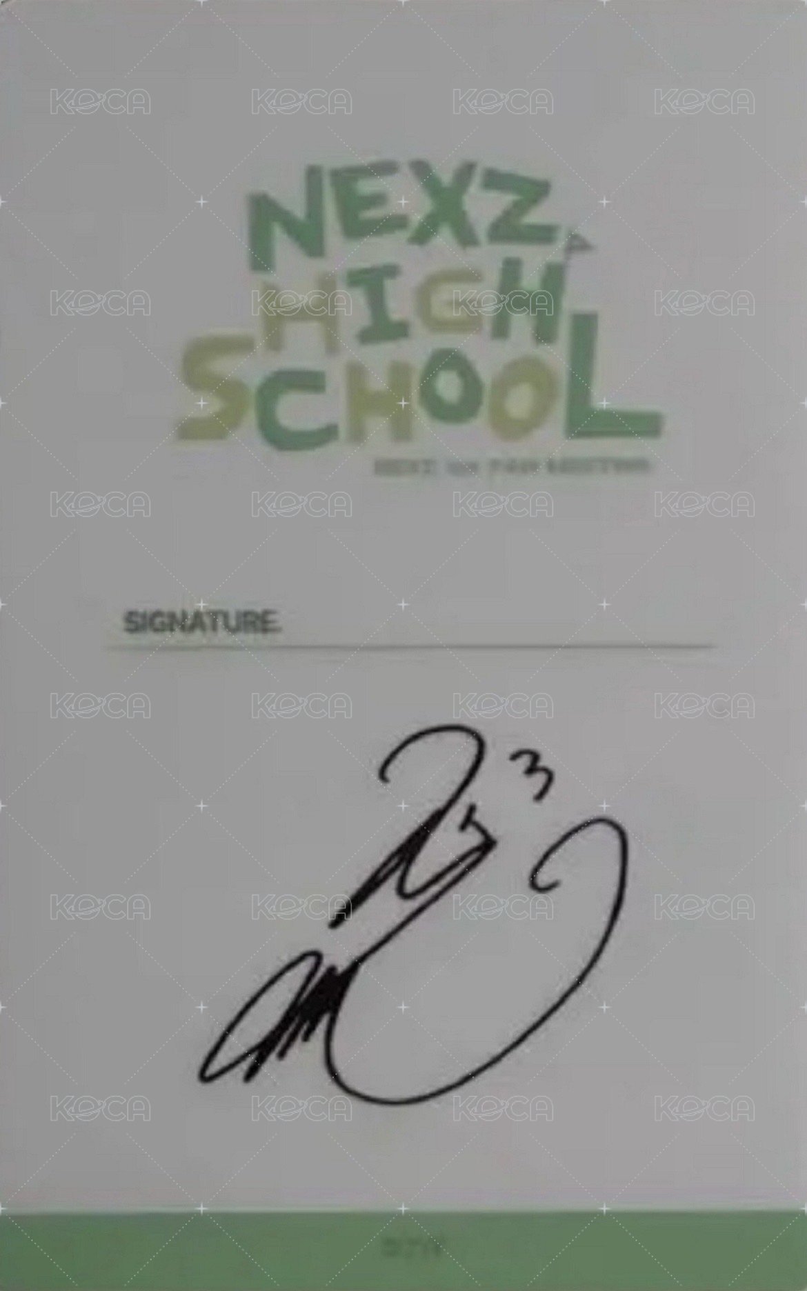 一期飯咪 學生資料組 ID卡 周邊卡  背面