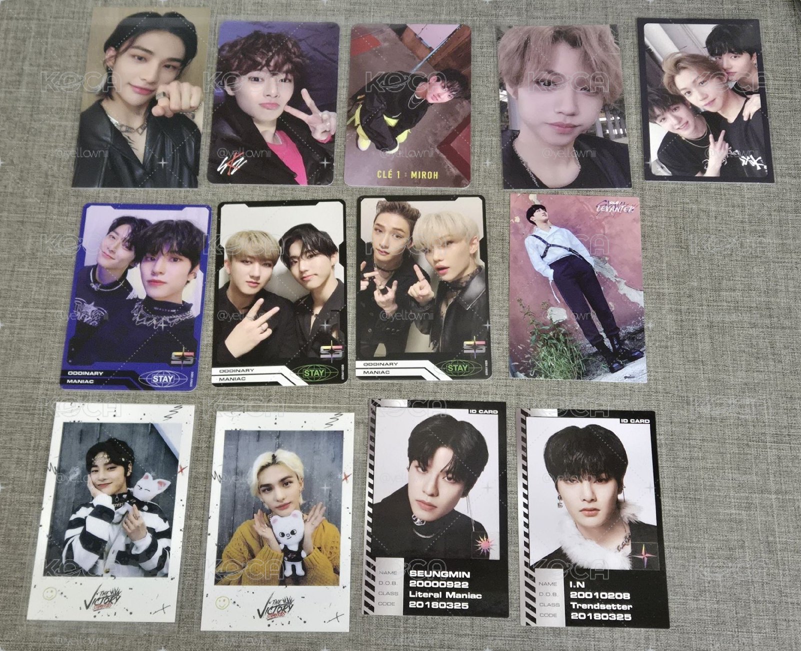Stray kids 小卡